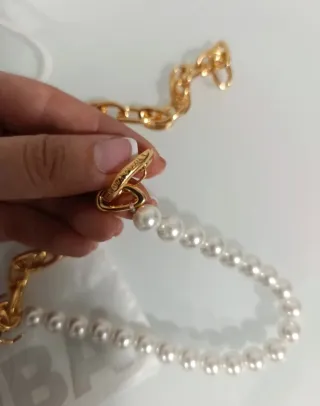 Conjunto Bimba y Lola Abeja Perlas Oro