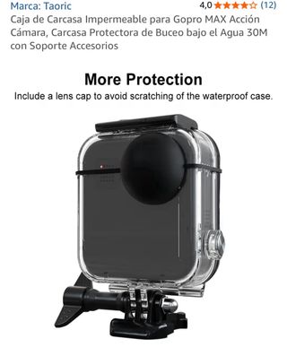 Carcasa Impermeable GoProMAX  30M de profundidad