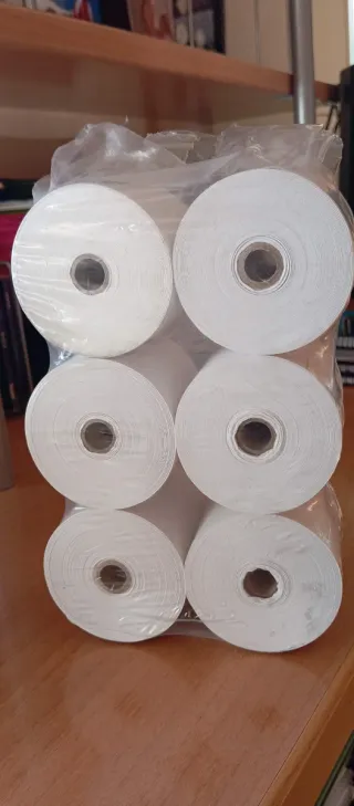 Regalo 6 Rollos Papel Calculadora/Térmico