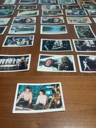 Lote 36 Cromos Star Wars 1977 Sin Pegar