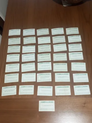 Lote 36 Cromos Star Wars 1977 Sin Pegar