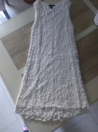 Vestido blanco de encaje