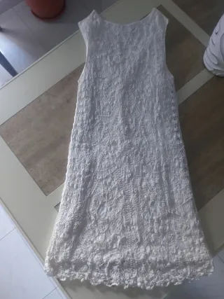 Vestido blanco de encaje