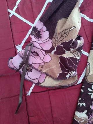 Camisa Clockhouse flores marrón y rosa