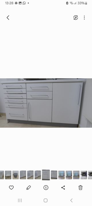 Encimera de 3 modulos