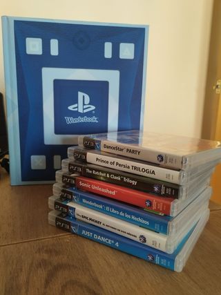 Lote 7 Giochi PS3: Wonderbook, Sonic, Just Dance 4