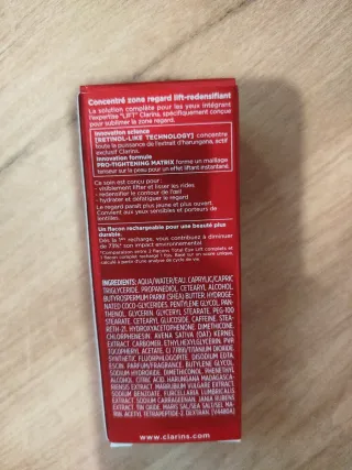 Clarins Total Eye Lift Contorno de Ojos