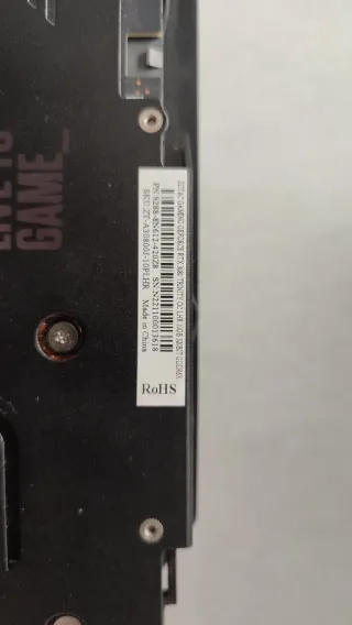 Tarjeta Gráfica Zotac RTX 3080 Dañada (quemada)