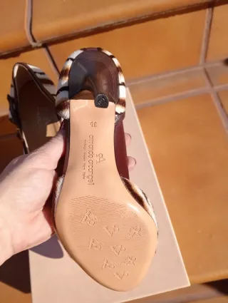 Zapatos Armando Arcangeli Piel T36 Zebra