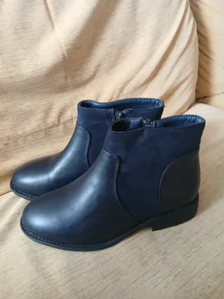 Botines azul marino