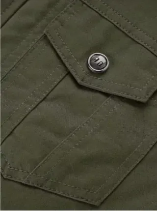 Chaqueta de Hombre con Forro de Terciopelo Verde