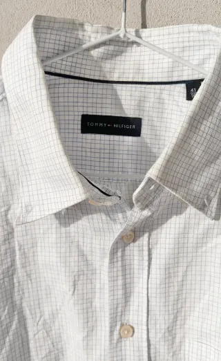 Camicia Tommy Hilfiger per uomo, tg 41, cotone