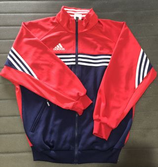 Chaqueta Adidas Vintage Roja y Azul
