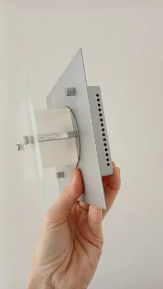 Lámpara Techo Cristal Años 80