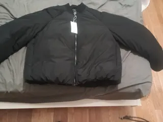 Bomber negra mujer talla s