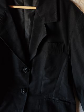 Americana / blazer negra mujer talla XXL vintage