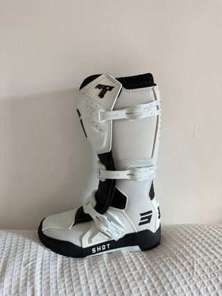 Botas Motocross SHOT Blancas Talla 41