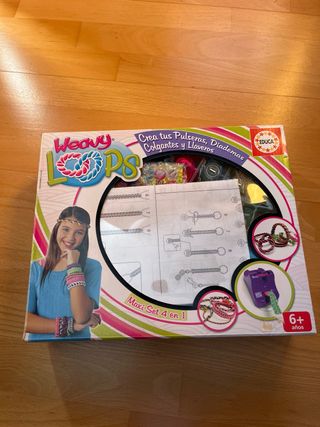 Kit Crea Pulseras y Llaveros Educa Weavy Loops