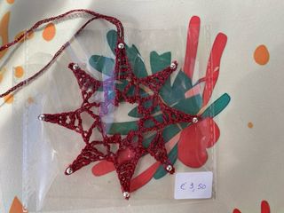 Decorazione Stella Natalizia Rossa