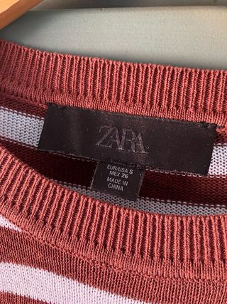 Jersey punto fino Zara
