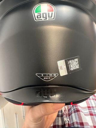 Casco Moto Integral AGV Talla S