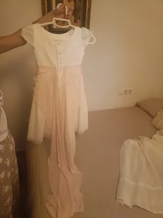 Traje comunión niña talla 10 medida 1,20cm.