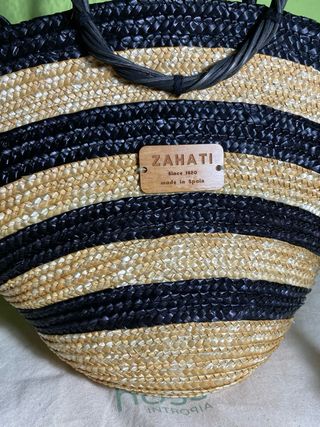Bolso Zahati Beige y Negro