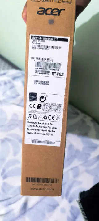 Acer Chromebook 315 Plata/Negro