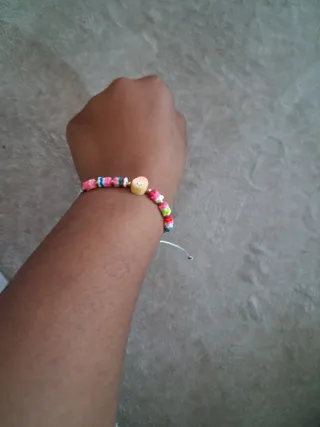 Pulsera Macramé Multicolor con Charm