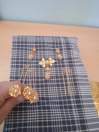 Aderezo Fallera Dorado 3-7 años