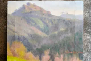 Diaz Fernandez, Dos obras 27x22cm