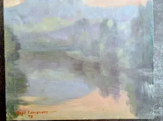 Diaz Fernandez, Dos obras 27x22cm