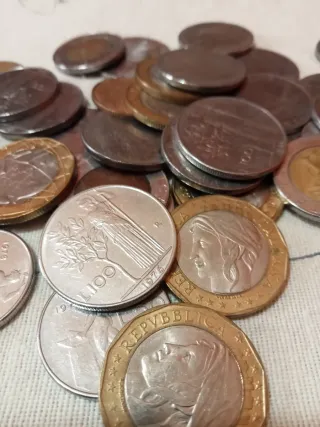 Lotto 39 Monete Lire Italiane