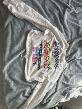 Sudadera blanca Go Fast