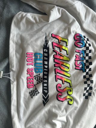 Sudadera blanca Go Fast