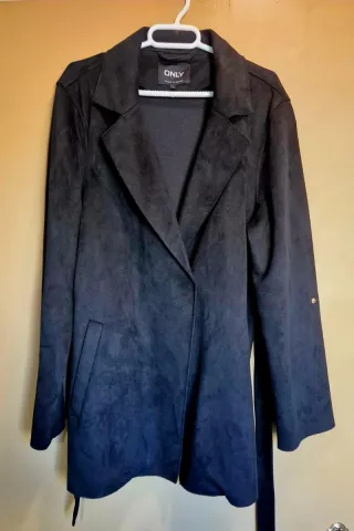 Chaqueta ONLY negra y azul talla L like UK 14