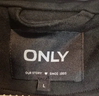 Chaqueta ONLY negra y azul talla L like UK 14