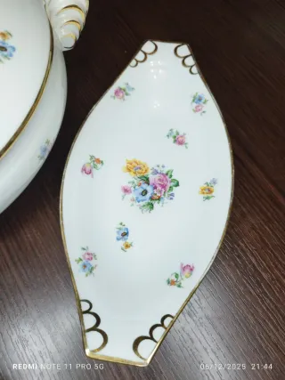 Sopera y 2 Bandejas Limoges Vintage
