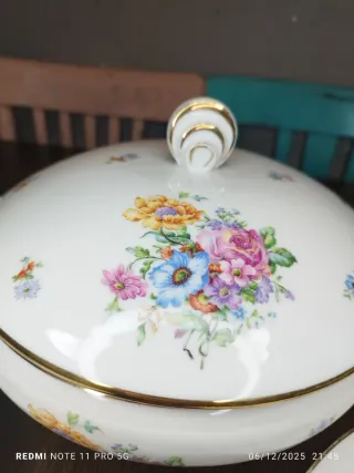 Sopera y 2 Bandejas Limoges Vintage