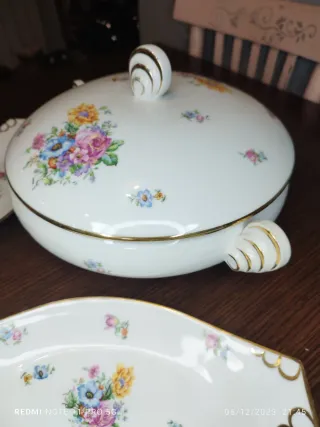 Sopera y 2 Bandejas Limoges Vintage