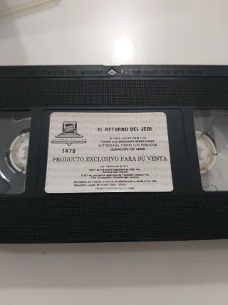 VHS Star Wars (Español)