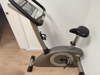 Bicicleta estática gris