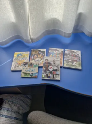 Lote 6 Giochi Wii: FIFA, PES, Star Wars, ecc.