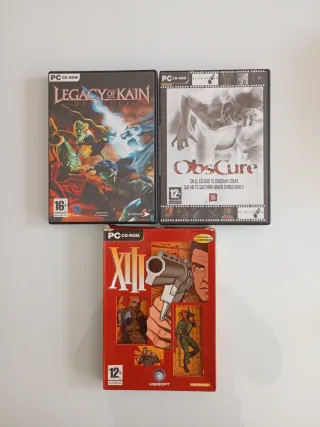 Lote 3 juegos PC: Legacy of Kain, Obscure, XIII