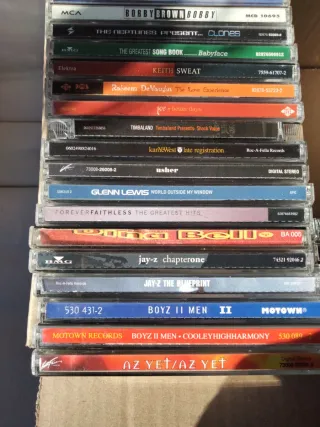 29 CDs Rap Hip Hop R&B Soul (24 sencillos+5 doble