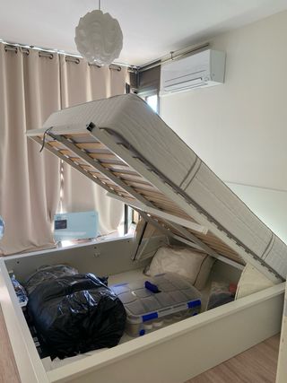 Colchón Myrbacka 140x200 + Canapé Malm 160x200