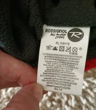 Rossignol gorro blanco azul rojo tricolor invierno