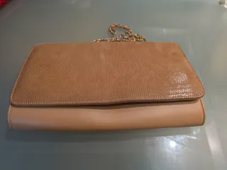 Bolso de mano Lorena González beige