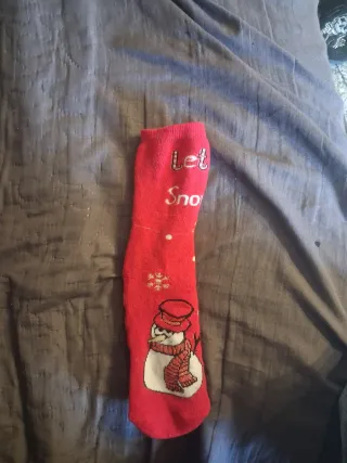 Calzini rossi antiscivolo bimbo per natale