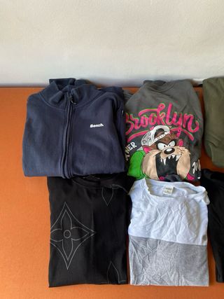 Lote Ropa Talla L(Camisetas,pantalones,sudaderas)